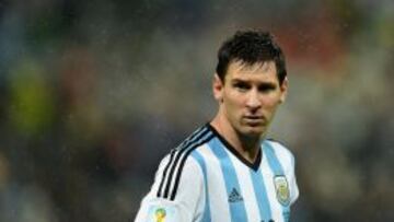 Leo Messi, con la selección argentina.