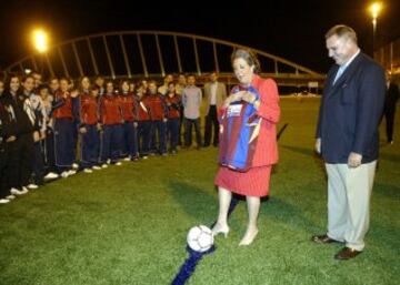 Inauguraciónn del campo del Levante femenino en 2005.