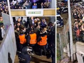 El caos que se ha vivido en los accesos al Guadalajara-Barça: el vídeo da claustrofobia