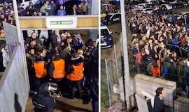 El caos que se ha vivido en los accesos al Guadalajara-Barça: el vídeo da claustrofobia