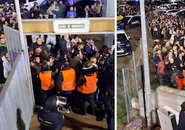 El caos que se ha vivido en los accesos al Guadalajara-Barça: el vídeo da claustrofobia