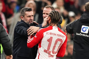 En un encuentro de Bundesliga en 2024, Bjelica, entrenador del Unión Berlín, alejó un balón que iba a ser tomado por Sané para reanudar el juego. Esto provocó una discusión entre los dos que acabó con dos manotazos del técnico hacia el jugador del Bayern de Múnich. Finalmente, el colegiado decidió expulsarle debido a la agresión cometida.