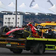 Violento accidente de Sainz