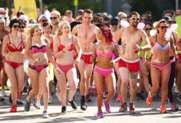 Cupids Undie Run en imgenes