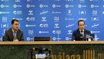 José María Muñoz y Kike Pérez, nuevo director general del Málaga.