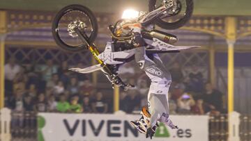 Maikel Melero de Backflip No Hands en el CEFMX de Murcia, el s&aacute;bado 23 de octubre del 2022, en la plaza de Toros. 