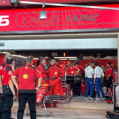 Sainz no sale en Qatar