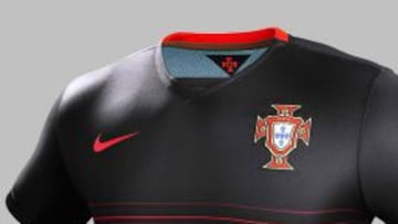 Líneas que marcan la agresividad del equipo luso, es el atractivo de la camiseta suplente que portará Cristiano Ronaldo.