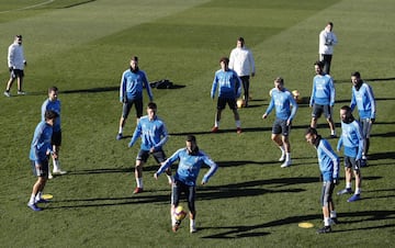 El Madrid prepara el partido contra el Villarreal