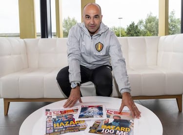 Roberto Martínez: "Hazard está al nivel de Mbappé y Neymar"