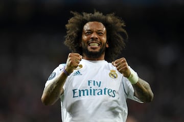 Marcelo jug un total de 546 partidos defendiendo la camiseta del Real Madrid en los que pudo anotar 38 goles y repartir 101 asistencias.