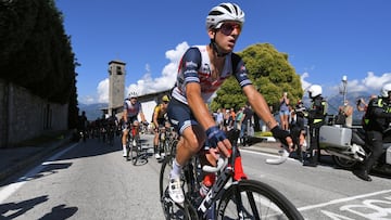 Consulta los horarios, c&oacute;mo ver en TV y c&oacute;mo seguir en directo online el Giro de Lombard&iacute;a, la &uacute;ltima gran carrera de la temporada de ciclismo en ruta.