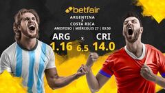 Argentina vs. Costa Rica: horario, TV, estadísticas, clasificación y pronósticos