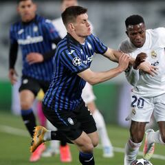 Aprobados y suspensos del Real Madrid contra el Atalanta: Vinicius recupera chispa y Asensio, gol