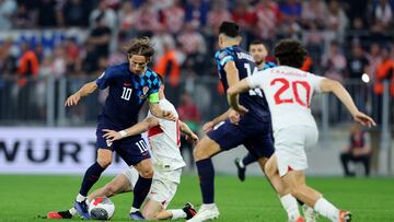 Soccer Football - Euro 2024 Qualifier - Group D - Croatia v Turkey - Opus Arena, Slavonia, Croatia - October 12, 2023 Croatia's Luka Modric in action REUTERS/Antonio Bronic