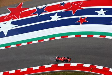 Espectacular la decoración de la pista del circuito de las Américas.