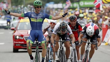 Matthews bate a Sagan, Boasson Hagen, Van Avermaet y Sam Dumoulin en Revel.