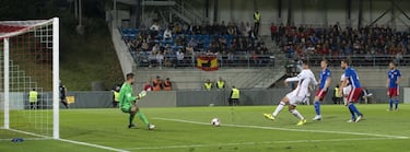 0-6. Álvaro Morata marcó el sexto gol.