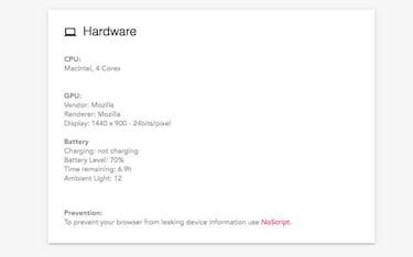 Cómo saber qué datos privados de usuario guarda un navegador web