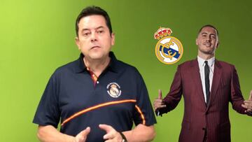 Roncero urge al Madrid a fichar a Hazard con mensaje a Asensio