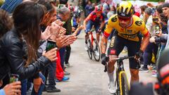 Primoz Roglic, en la subida a I Capuccini.