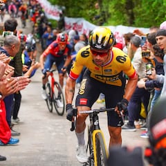 Evenepoel: “Sólo puedo darle la enhorabuena a Roglic”
