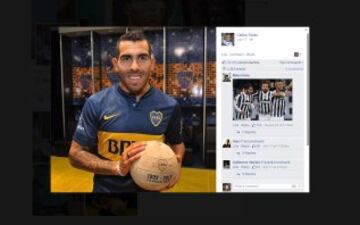 Su regreso a Boca Juniors causaron un fenómeno en las redes sociales y por eso es el único deportista que actúa en Sudamérica que está en el listado. En poco tiempo ya tiene 333.445.