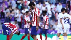 Diego Costa, en el Valladolid-Atl&eacute;tico.