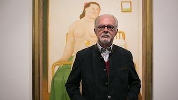 11/04/19 Inauguracion de la exposicion de pinturas de Fernando Botero en la Galeria de arte Marlborough. Barcelona, 11 de abril de 2019 [ALBERT GARCIA] 
