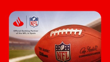 Santander, banco oficial de la NFL en España