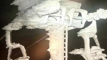 Lluvia engelante en un remonte de Valdesquí