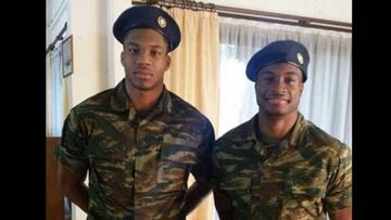 Giannis y Thanasis Antetokounmpo