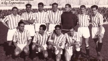 El once campeón del Betis.