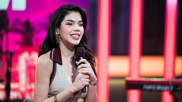 La influencer y cantante mexicana, Kenia Os, en SiriusXM Studios.