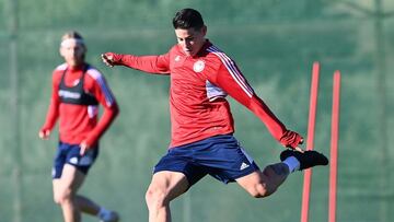 James se recupera y apunta al amistoso con Standard Lieja