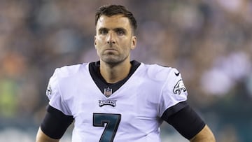 Flacco pas&oacute; la temporada 2020 con los Jets y disput&oacute; cinco partidos, cuatro como titular y registr&oacute; 864 yardas, seis touchdowns y cuatro intercepciones.