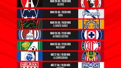 Liga MX: Fechas y horarios de la jornada 5, Apertura 2022
