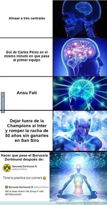 Los memes más divertidos de la jornada de Champions League