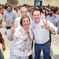 Xóchitl Gálvez promete nuevo estadio para Cruz Azul