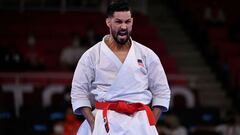 El karateka de origen cubano, se convirti&oacute; en el primer estadounidense en ganar una medalla en Karate, tras vencer a Antonio D&iacute;az en el combate por el bronce en Tokio 2020.