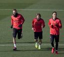 El Real Madrid realiza el último entrenamiento antes del CSKA