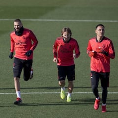 El Real Madrid realiza el último entrenamiento antes del CSKA