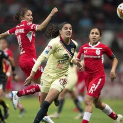 América empata en Toluca con doblete de Betzy Cuevas