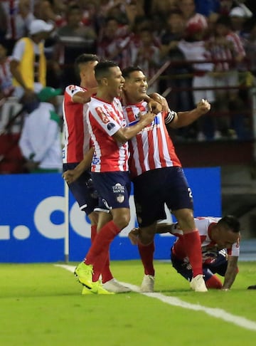 El partido se jugó en el Metropolitano de Barranquilla por un cupo a la final de la Sudamericana que se jugará frente a Atlético Paranaense. 