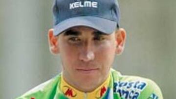 Manzano, confeso de doping, en su época como corredor del Kelme.