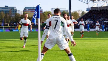 Cristiano celebrated his double century in his own inimitable way, by hitting a late winner to preserve Portugal’s 100% record in Group J.