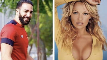 Adil Rami y Pamela Anderson pillados juntos. Foto: Instagram