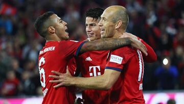 James Rodríguez, jugador del Bayern Múnich