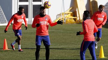 05/01/19 ENTRENAMIENTO ATLETICO DE MADRID SAUL