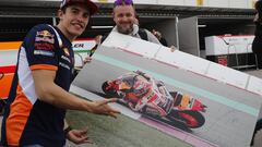 Márquez, "muy contento" con su "primer día normal de test"